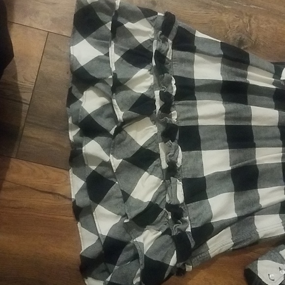 Victoria's Secret Pink Black and White Plaid Dress - Picture 7 of 8